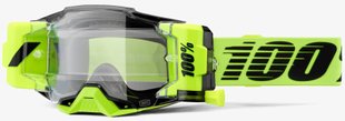 Маска Ride 100% ARMEGA FORECAST Goggle Neon Yellow - Clear Lens, Roll-Off