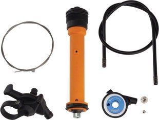 Демпфер вилки Rock Shox REMOTE UPGRADE KIT - TURNKEY 17MM - INCLUDES REMOTE COMPRESSION DAMPER AND POPLOC REMOTE RIGHT- RECON SILVER (2010-2015) (00.4318.002.000)