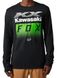 Футболка FOX X KAWI PREMIUM Long Sleeve Tee [Black], M