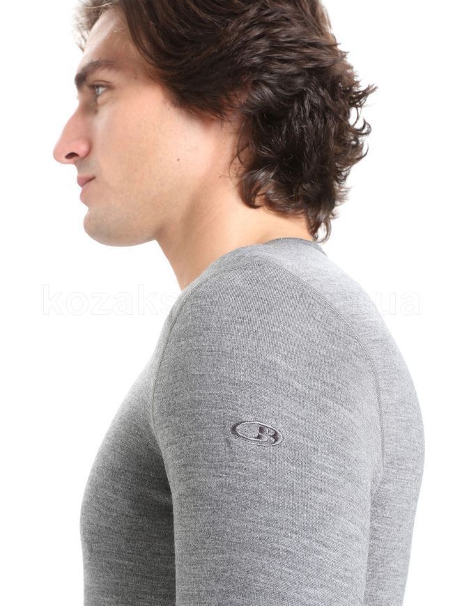 Термокофта Icebreaker 260 Tech LS Crewe MEN [Gritstone HTHR] - S