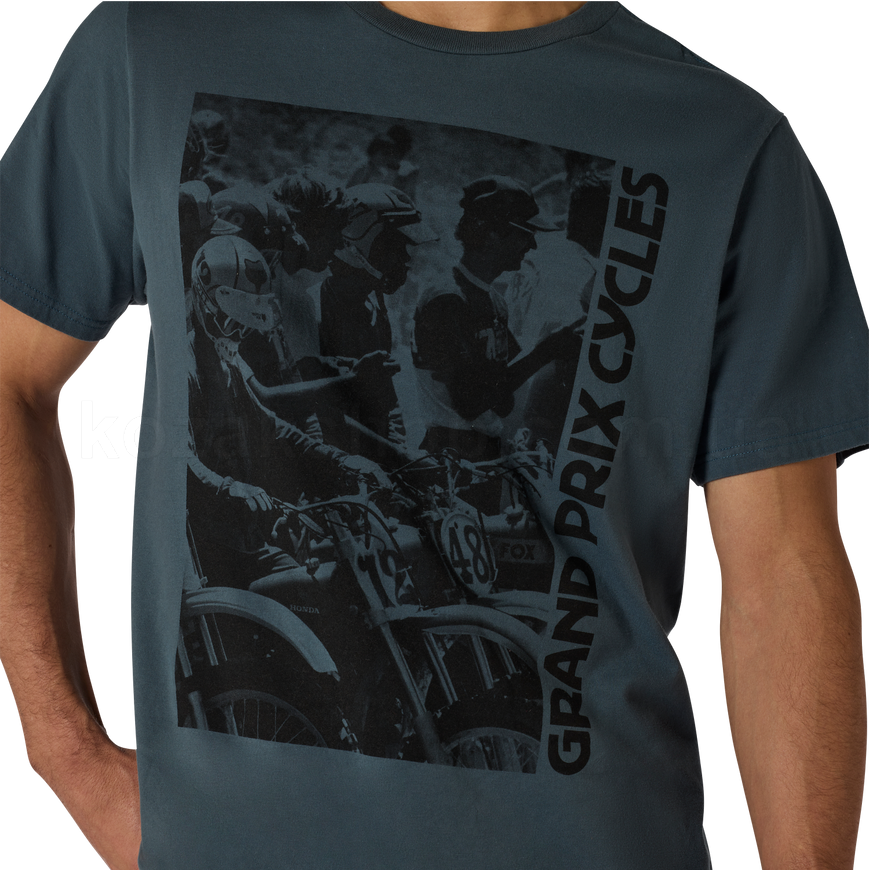 Футболка FOX Short Sleeve Tee - CIRCA 74 [Deep Cobalt Blue], XL