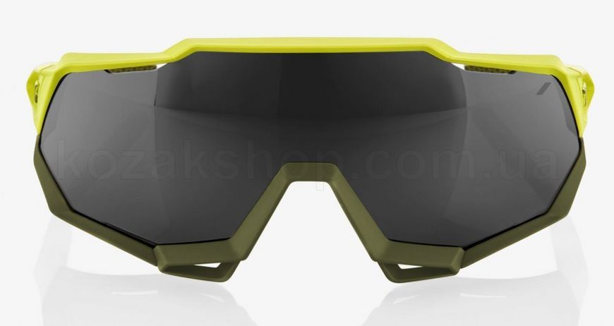 Велосипедні окуляри Ride 100% SPEEDTRAP - Soft Tact Banana - Black Mirror Lens, Mirror Lens