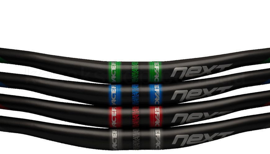 Руль RaceFace NEXT 31.8, 720, 1/4", Carbon, GREEN