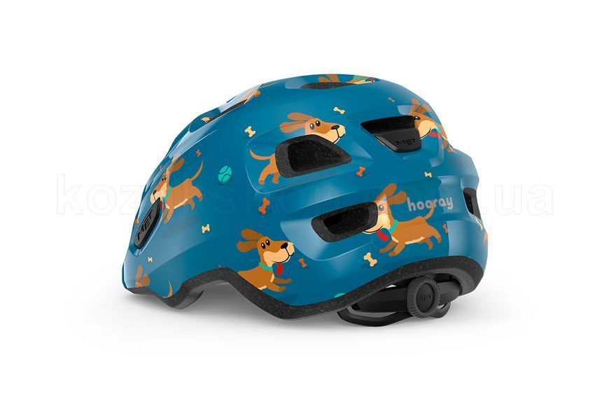Шолом детский MET Hooray [Blue Teckel | Glossy] - S (52-55)