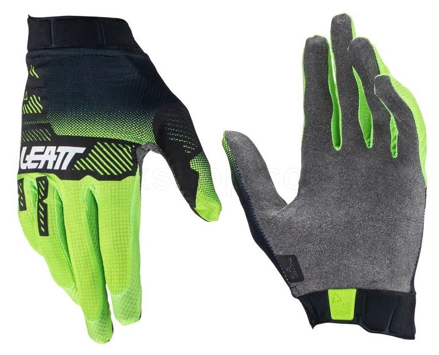 Перчатки LEATT Glove Moto 1.5 GripR [Lime], L (10)