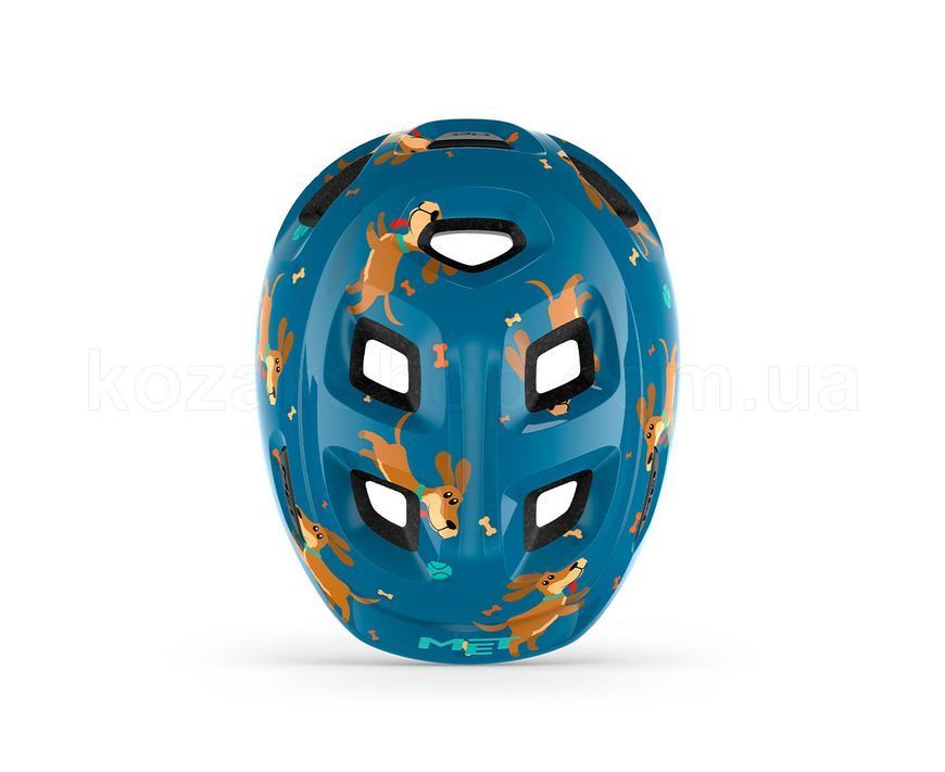 Шолом детский MET Hooray [Blue Teckel | Glossy] - S (52-55)