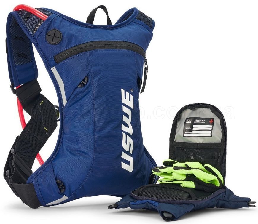 Рюкзак USWE Moto HYDRO 3L Hydration Pack [Factory Blue]