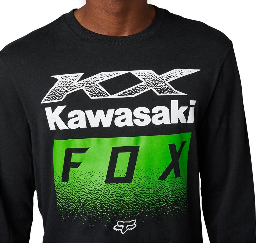 Футболка FOX X KAWI PREMIUM Long Sleeve Tee [Black], M