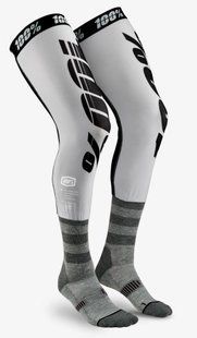 Мото носки Ride 100% REV Knee Brace Performance Moto Socks [Grey], S/M