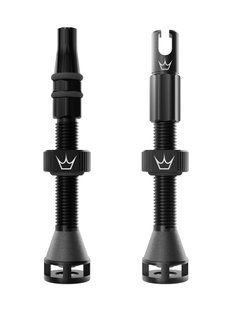 Ніпелі Peaty's Holeshot Fast Flow Tubeless Valves, 60mm, Black