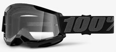 Маска 100% STRATA 2 Goggle Black - Clear Lens, Clear Lens