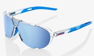 Очки Ride 100% WESTCRAFT+ - Jorge Martin SE Polished Clear - HiPER Blue Multilayer Mirror Lens, Mirror Lens