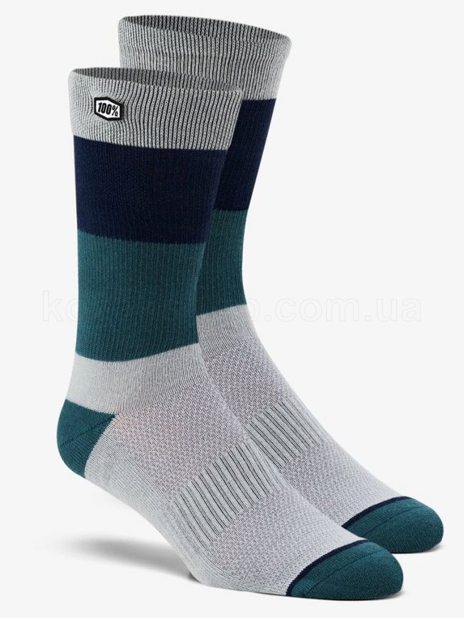 Шкарпетки Ride 100% TRIO Socks [Silver], L/XL