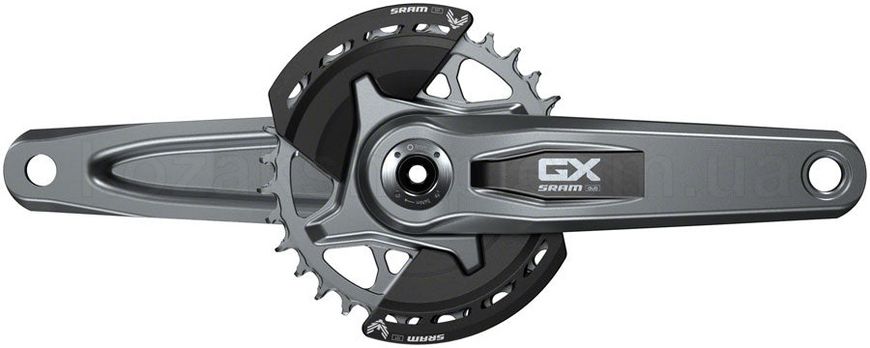 Шатуны SRAM GX Eagle T-Type 32t 175mm Q174 CL55 DUB MTB Wide Dark Polar D1 2-guards (BB not included)