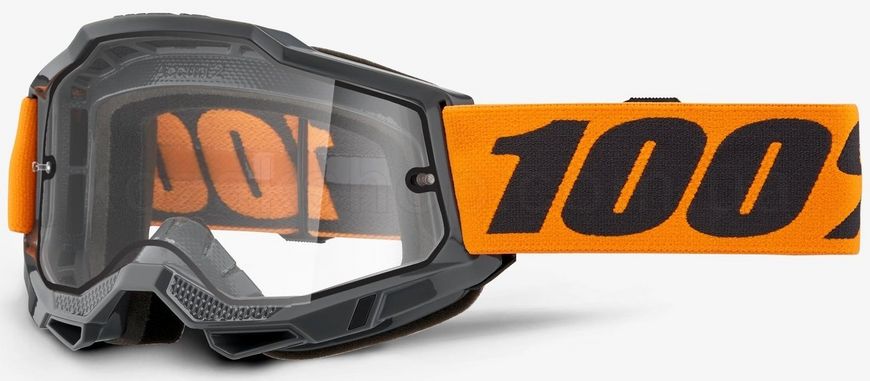 Маска Ride 100% ACCURI 2 Enduro Goggle Orange - Clear Dual Lens, Dual Clear Lens