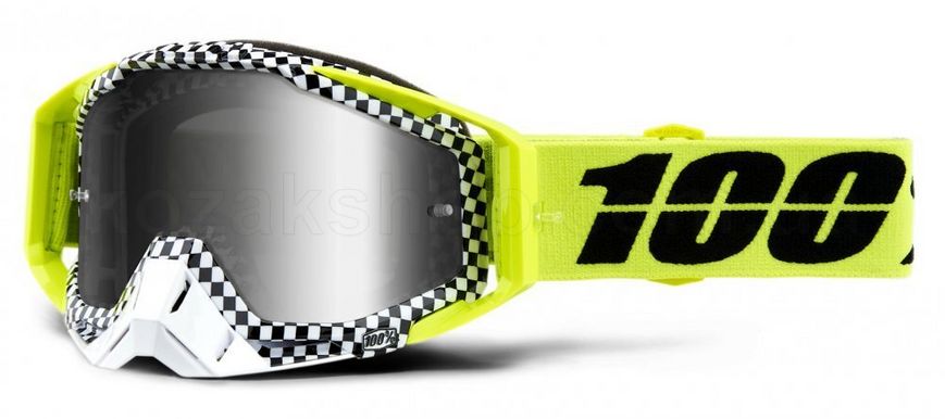 Маска 100% RACECRAFT Goggle Andre - Mirror Silver Lens