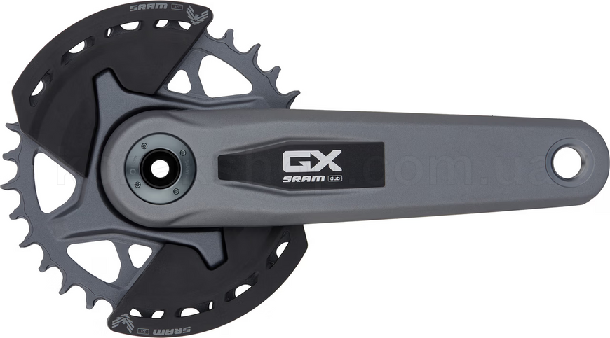 Шатуни SRAM GX Eagle T-Type 32t 175mm Q174 CL55 DUB MTB Wide Dark Polar D1 2-guards (BB not included)