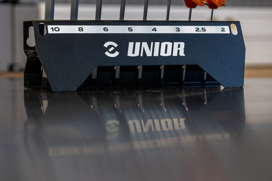 Набір шестигранників з рукояткою Unior Tools HX 2-2.5-3-4-4-5-6-8-10/8pcs T-handle hex wrench set