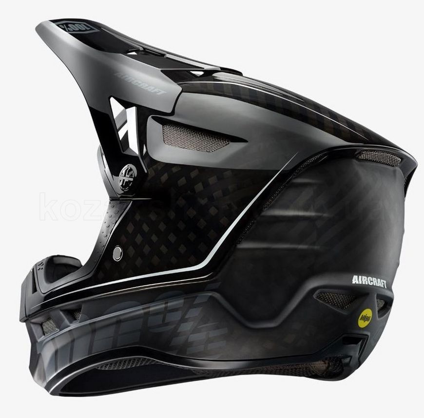 Вело шлем Ride 100% AIRCRAFT CARBON Helmet MIPS [RAW 2], M