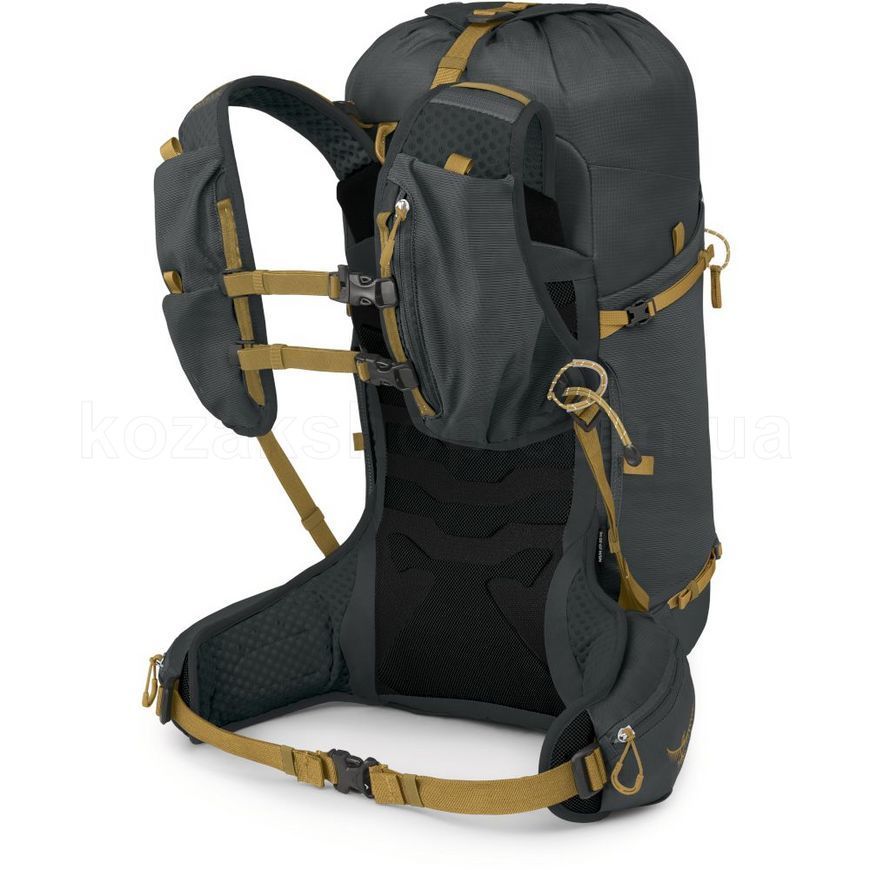 Рюкзак Osprey Talon Velocity 30 [dark charcoal/tumbleweed yellow] - L/XL