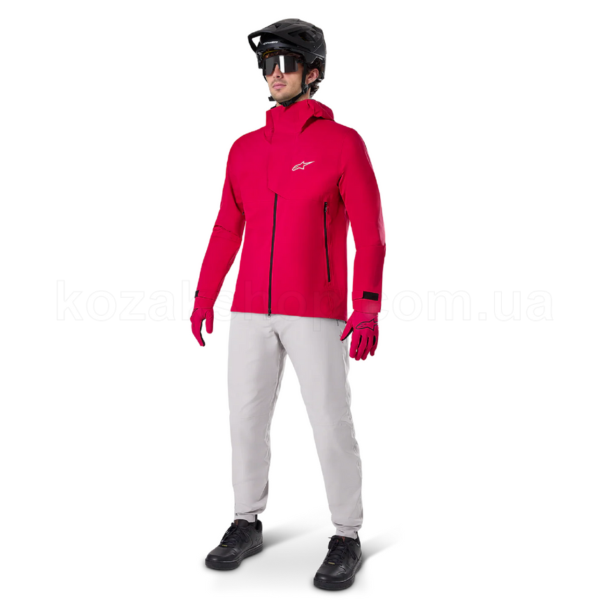 Куртка дождевик Alpinestars A-DURA ELITE RAIN JACKET [RED FLUO] - XL