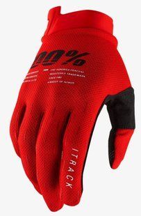 Мото рукавички Ride 100% iTRACK Glove [Red], S