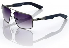 Спортивні окуляри 100% "HAKAN" Sunglasses Brushed Silver - Grey Gradient Tint, Mirror Lens