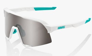 Велосипедные очки Ride 100% S3 - BORA Hans Grohe Team White - HiPER Silver Mirror Lens, Mirror Lens