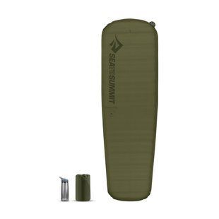 Самонадувающийся коврик Sea to Summit Camp Plus Mat 75mm, Moss (Regular)