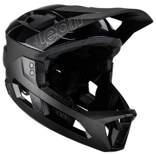 Вело шолом LEATT Helmet MTB 3.0 Enduro [Stealth], M - KozakShop