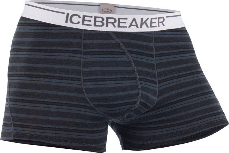 Трусы Icebreaker BF 150 Anatomica Boxes MEN stripe monsoon/white S