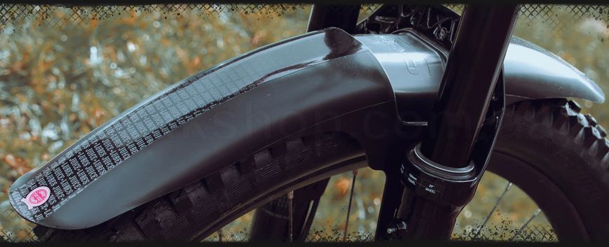 Крило Juice Lubes, Mudhugger EVO Ziptie Fitting, LONG, BLACK
