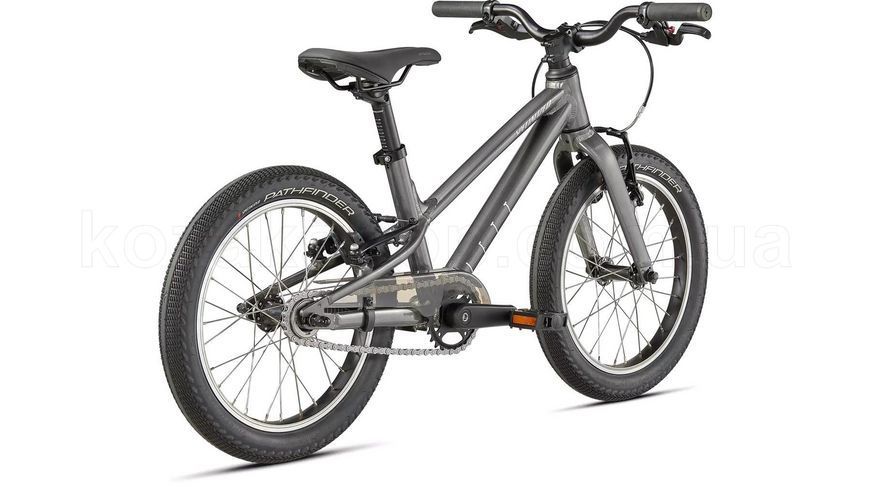 Детский велосипед Specialized Jett 16 Single Speed [GLOSS SMOKE / FLAKE SILVER] (92722-2216)