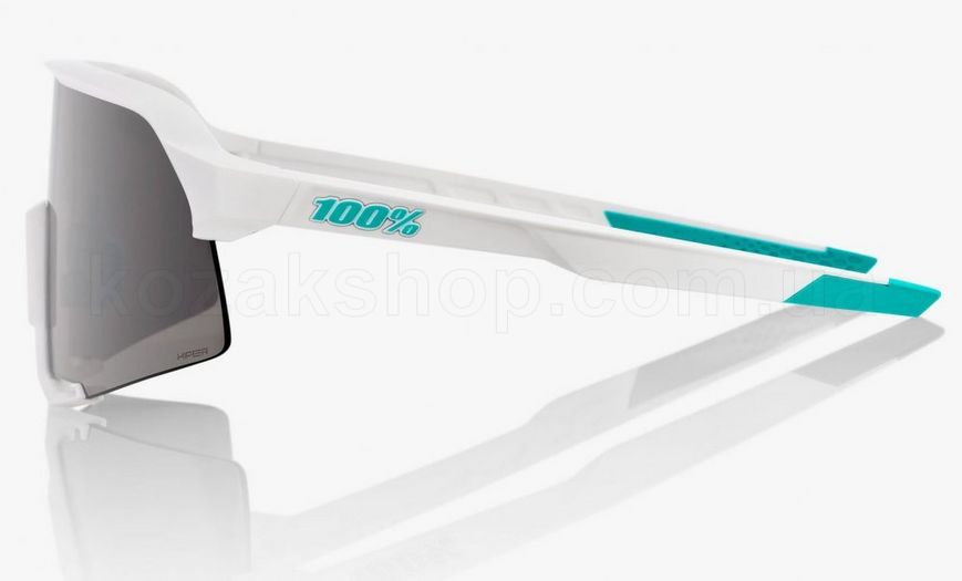 Велосипедные очки Ride 100% S3 - BORA Hans Grohe Team White - HiPER Silver Mirror Lens, Mirror Lens