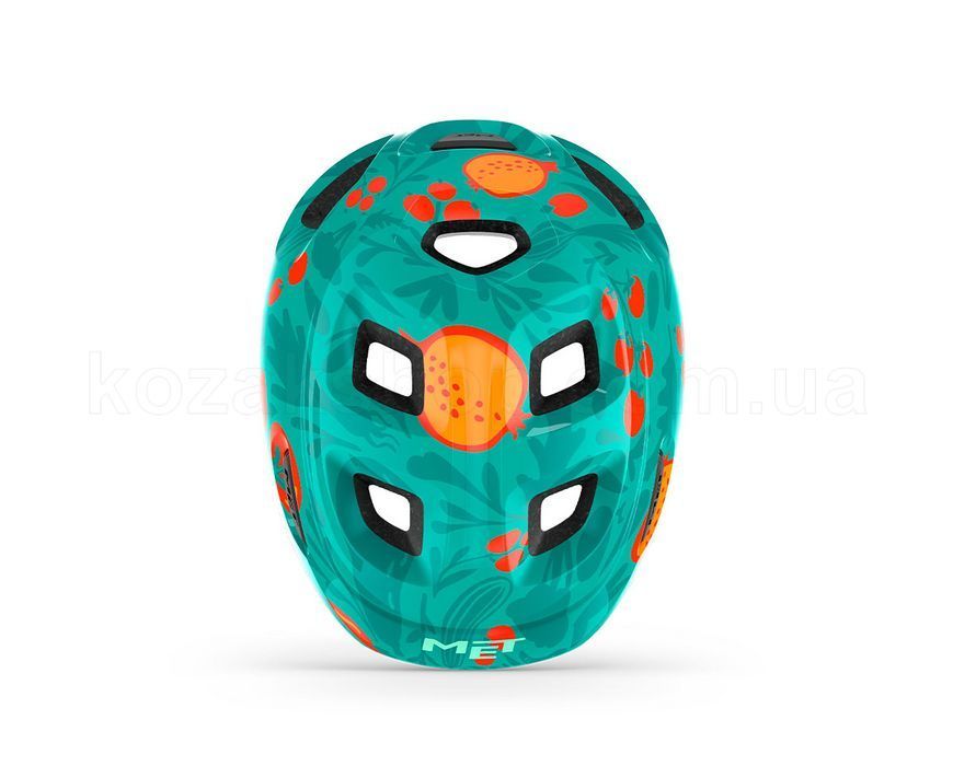 Шолом детский MET Hooray [Green Fruit | Glossy] - XS (46-52)