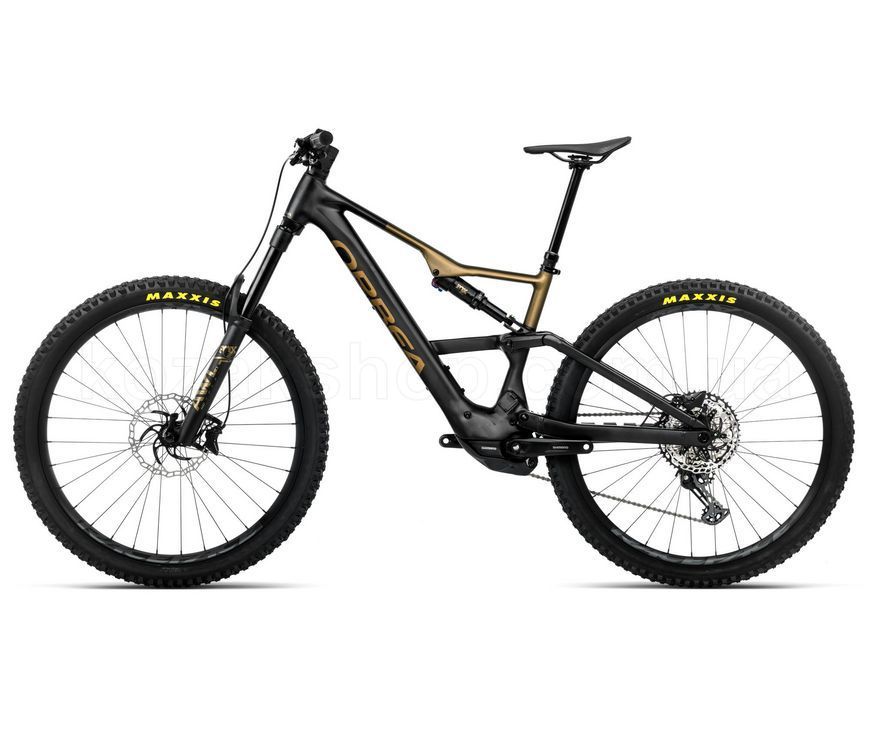 Электровелосипед ORBEA RISE LT H20 [Diamond Black - Splash Olive Green (Matt)] - L