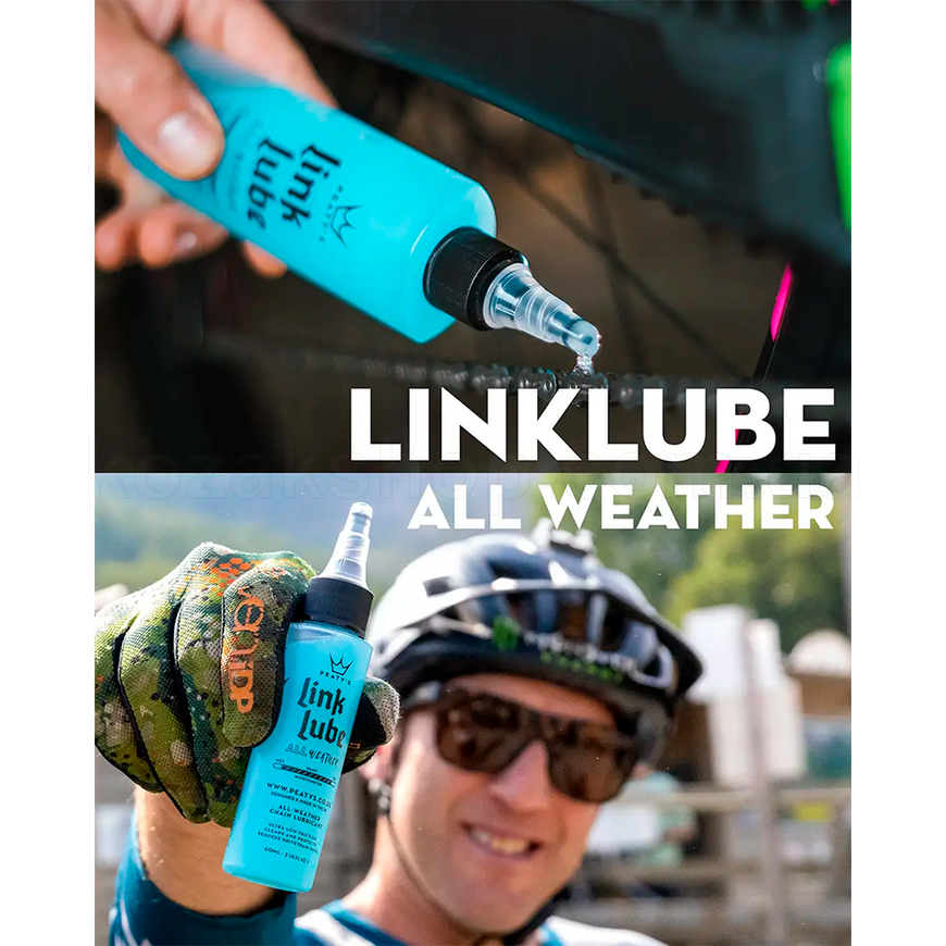 Набір матеріалів для ланцюга Peaty's LinkLube All Seasons Starter Pack, Dry / Wet / All-Weather, 3x 60ml