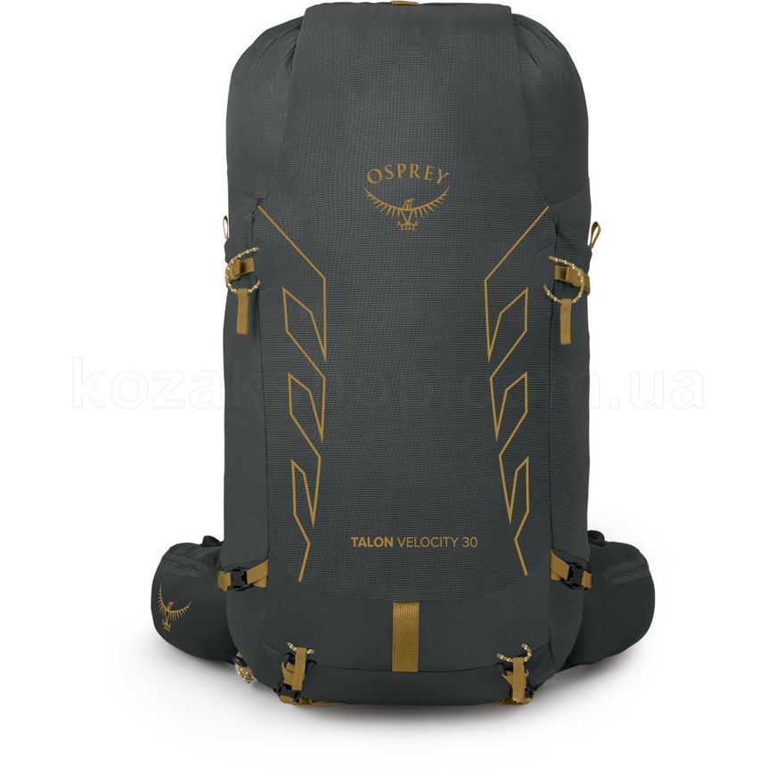 Рюкзак Osprey Talon Velocity 30 [dark charcoal/tumbleweed yellow] - S/M