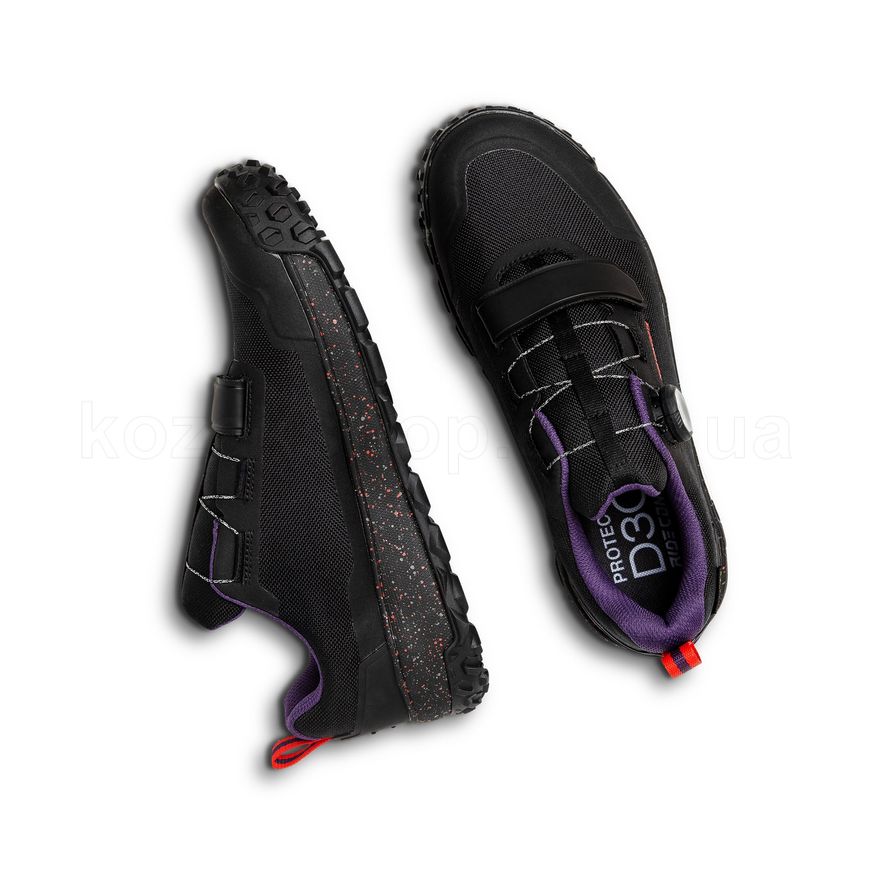 Контактная вело обувь Ride Concepts Tallac Clip BOA Men's [Black/Red] - US 11