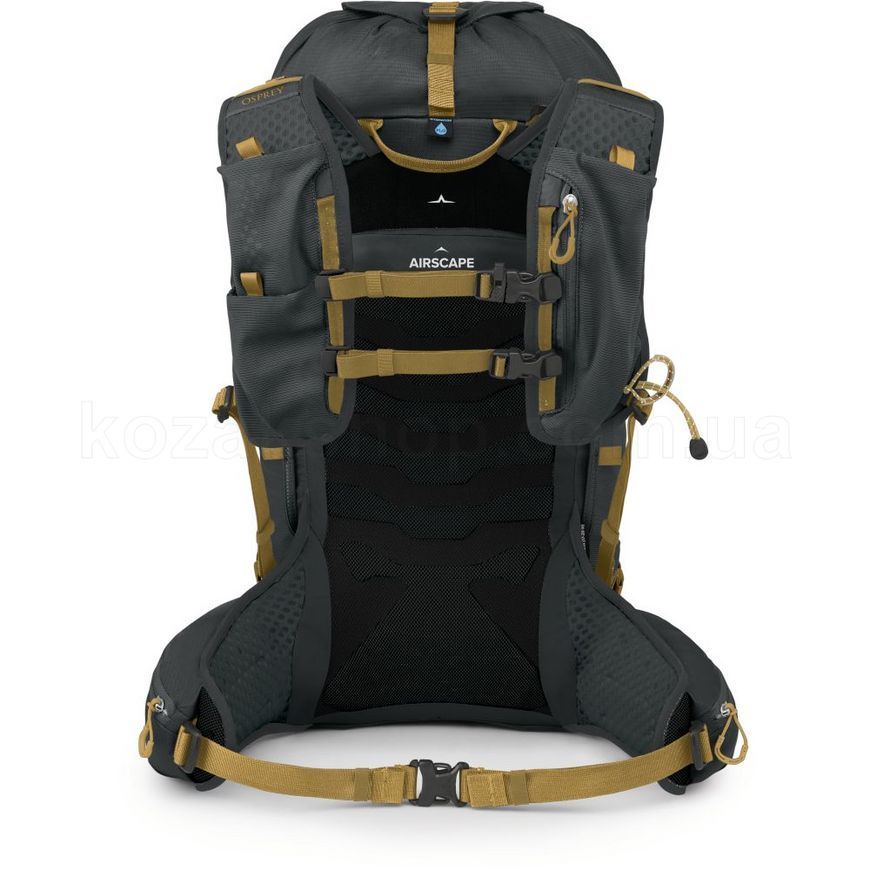 Рюкзак Osprey Talon Velocity 30 [dark charcoal/tumbleweed yellow] - S/M