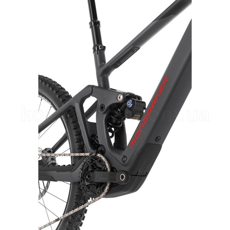 Электровелосипед MONDRAKER DUNE RR Carbon 29/27.5'' 170mm, 400Wh Bosch SX, [Black/Grey/Red], L