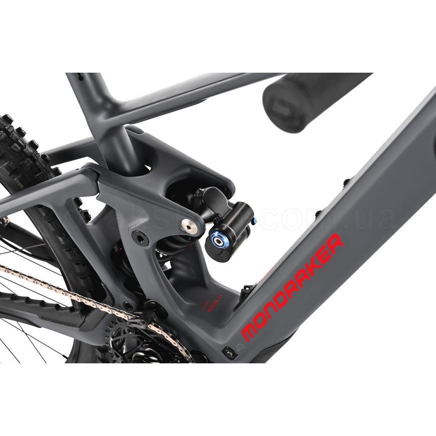 Электровелосипед MONDRAKER DUNE RR Carbon 29/27.5'' 170mm, 400Wh Bosch SX, [Black/Grey/Red], L
