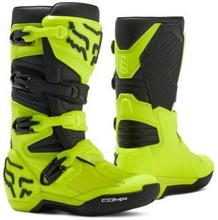 Мотоботы FOX Comp Youth Boot [Flo Yellow], 7