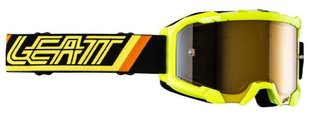 Маска LEATT Goggle Velocity 4.5 - Iriz Bronz [Citrus], Mirror Lens