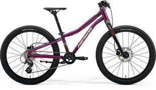 Детский велосипед MERIDA MATTS J. 24+ I2 - UNI, [SILK PURPLE(WHT/BLK/RED)]