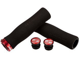 Гріпси SRAM Locking Grips Contour Foam 129mm Black with Single Red Clamp and End Plugs