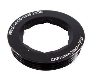 Выжимное кольцо шатунов Race Face CINCH XC/AM Drive Side, M16 Puller Cap/Washer (Black)
