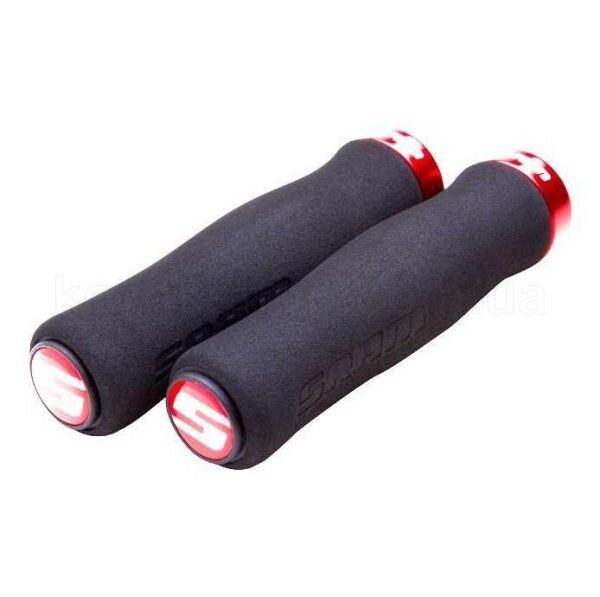 Гріпси SRAM Locking Grips Contour Foam 129mm Black with Single Red Clamp and End Plugs