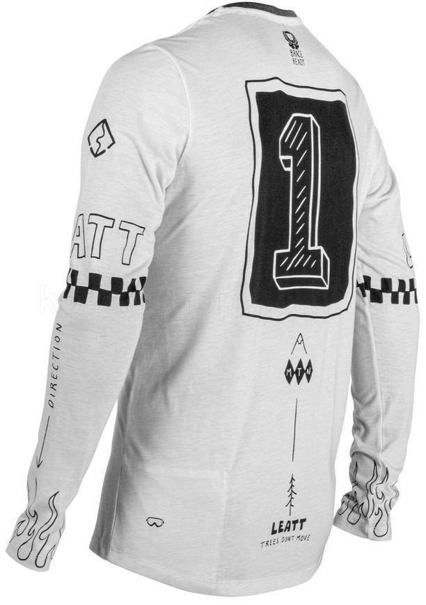 Джерси LEATT MTB 3.0 Gravity LS Jersey [Cream White], M