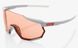 Велосипедні окуляри Ride 100% RACETRAP - Soft Tact Stone Grey - HiPER Coral Lens, Mirror Lens